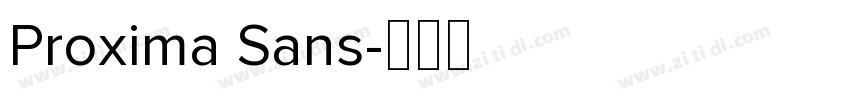 Proxima Sans字体转换